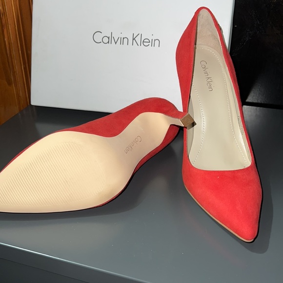 Calvin Klein Red Heels!!! - Picture 5 of 7